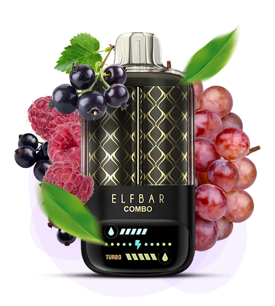 ELFBAR Combo 25000 Малина и Виноград, Черная смородина