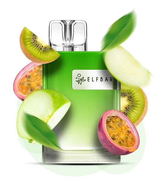 ELFBAR CR 8000 Зеленое яблоко, Киви, маракуйя