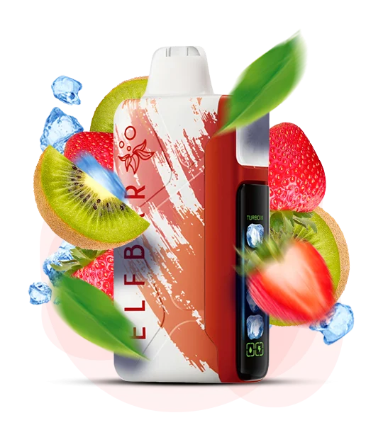 ELFBAR Ice King 30000 Клубника и киви со льдом с клубникой и киви