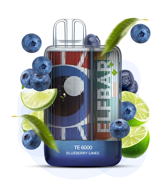 ELFBAR TE6000 Черника и лайм 🫐🍋‍🟩