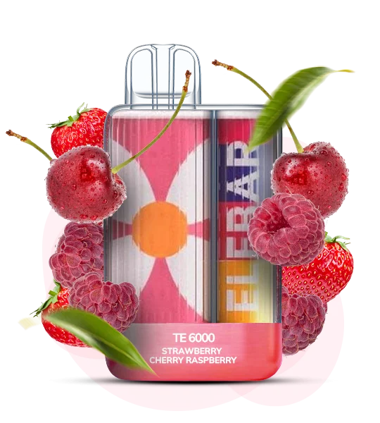 ELFBAR TE6000 Клубника, вишня и малина 🍓🍒🫐